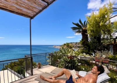 La finestra sul mare - sdraio in giardino