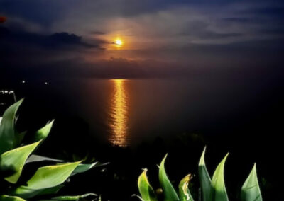 La finestra sul mare - vista mare notte